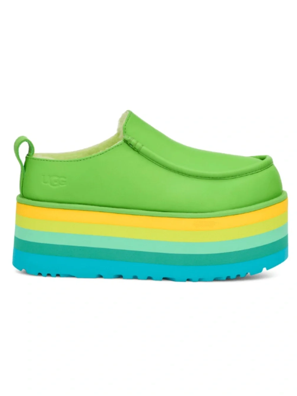 UGG® x ALOK’s URSeen Collection: UNISEX Lime Green Platforms (NWOB)
